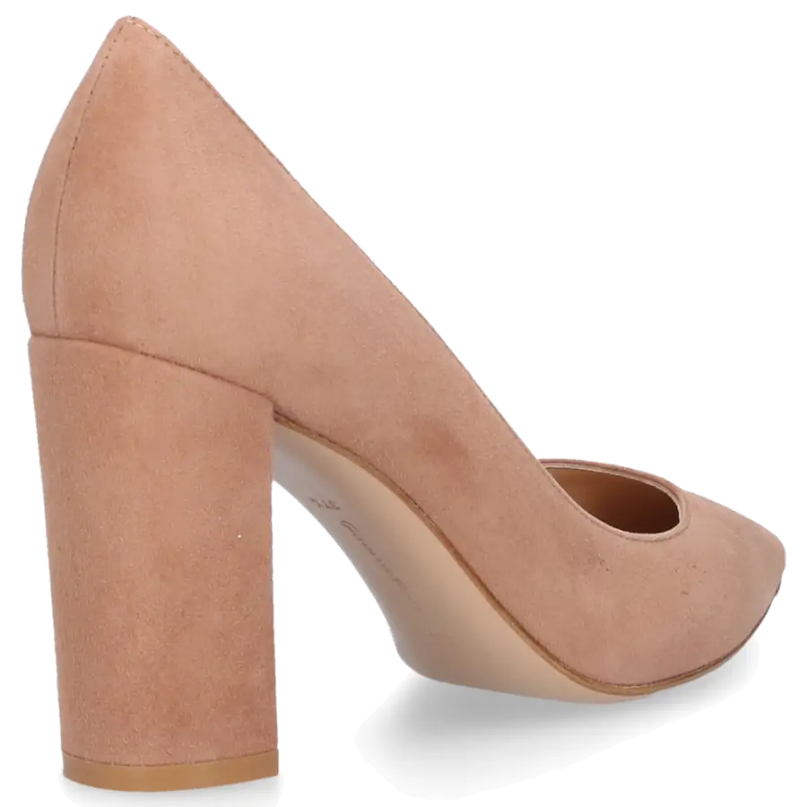 Gianvito Rossi - Pumps PIPER Veloursleder - beige