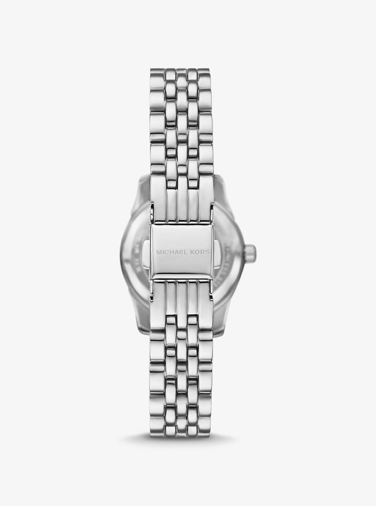Petite Lexington Pavé Silver-Tone Watch - SØLV