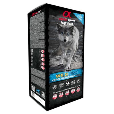9 kg alpha spirit Semi-Moist Complete + 1 Stück Schinkenknochen halb gratis!