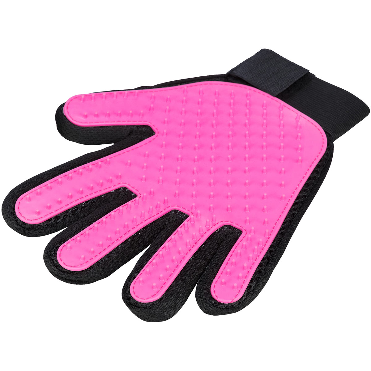 Trixie Fellpflege-Handschuh pink und schwarz kaufen