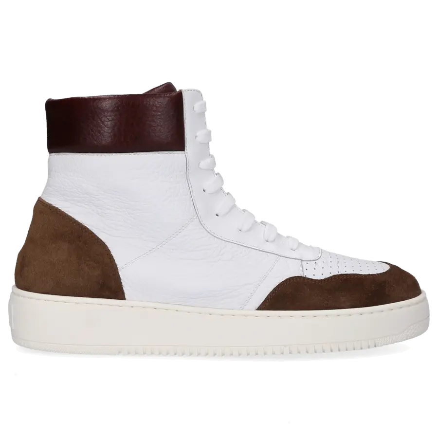 Truman's - Sneaker high 9435 Kalbsleder Nappaleder - weiß