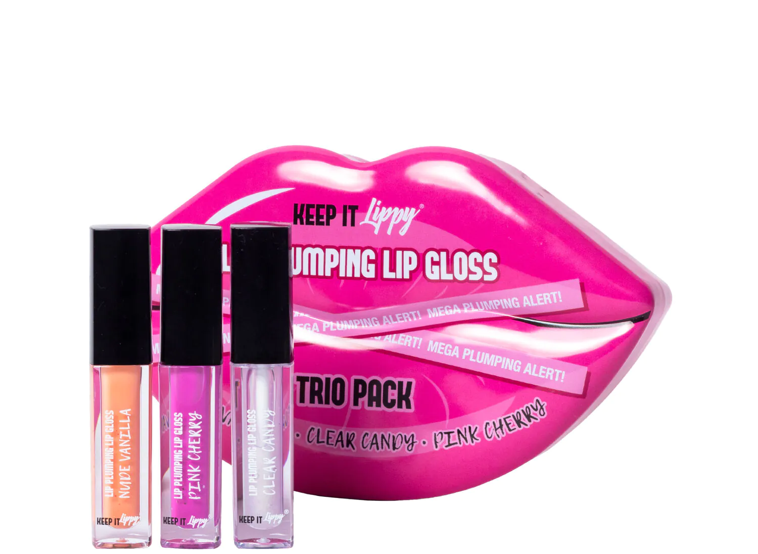 Σετ lip gloss για το δέρμα και την ενίσχυση των χειλιών