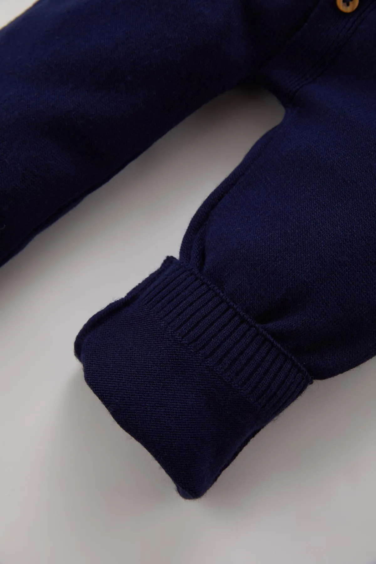 DeFacto  Gemusterter Strickoverall für Neugeborene mit Fuchsmuster