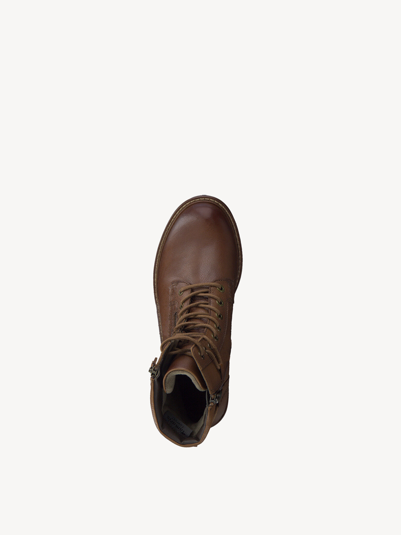 Bottine en cuir - marron