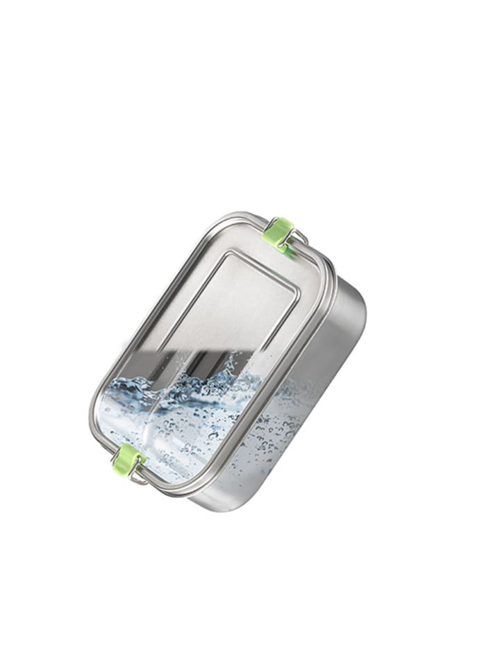 APS Lunchbox 0,8 Liter in Edelstahl 18,5 x 13,5 cm, H: 6,5 cm  günstig kaufen onesize