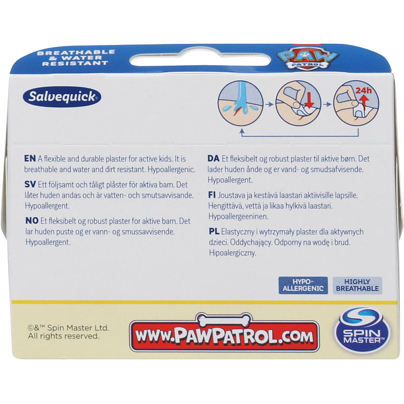 Salvequick Salvequick 20 stk Paw patrol