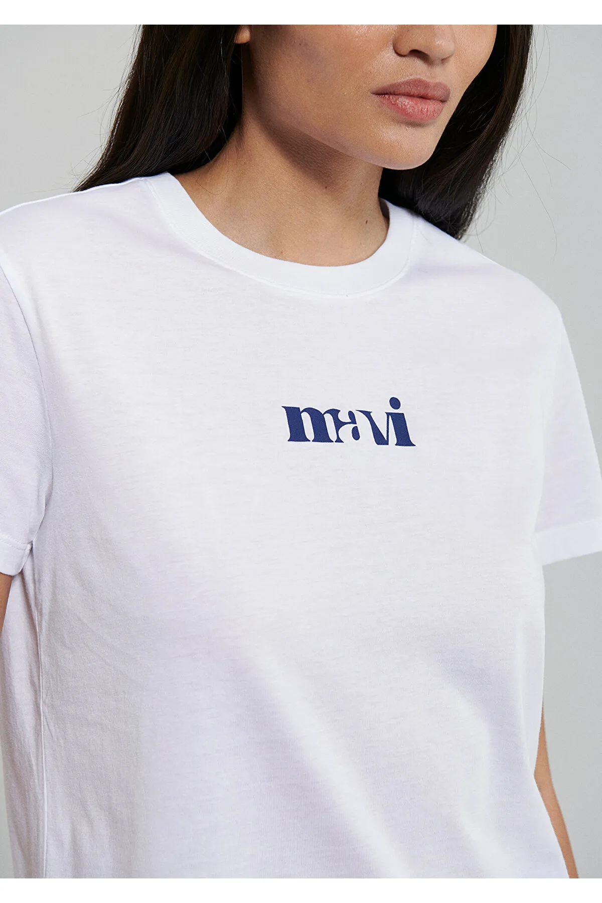 Mavi  Bedrucktes weißes T-Shirt Regular Fit / Regular Fit1612241-620