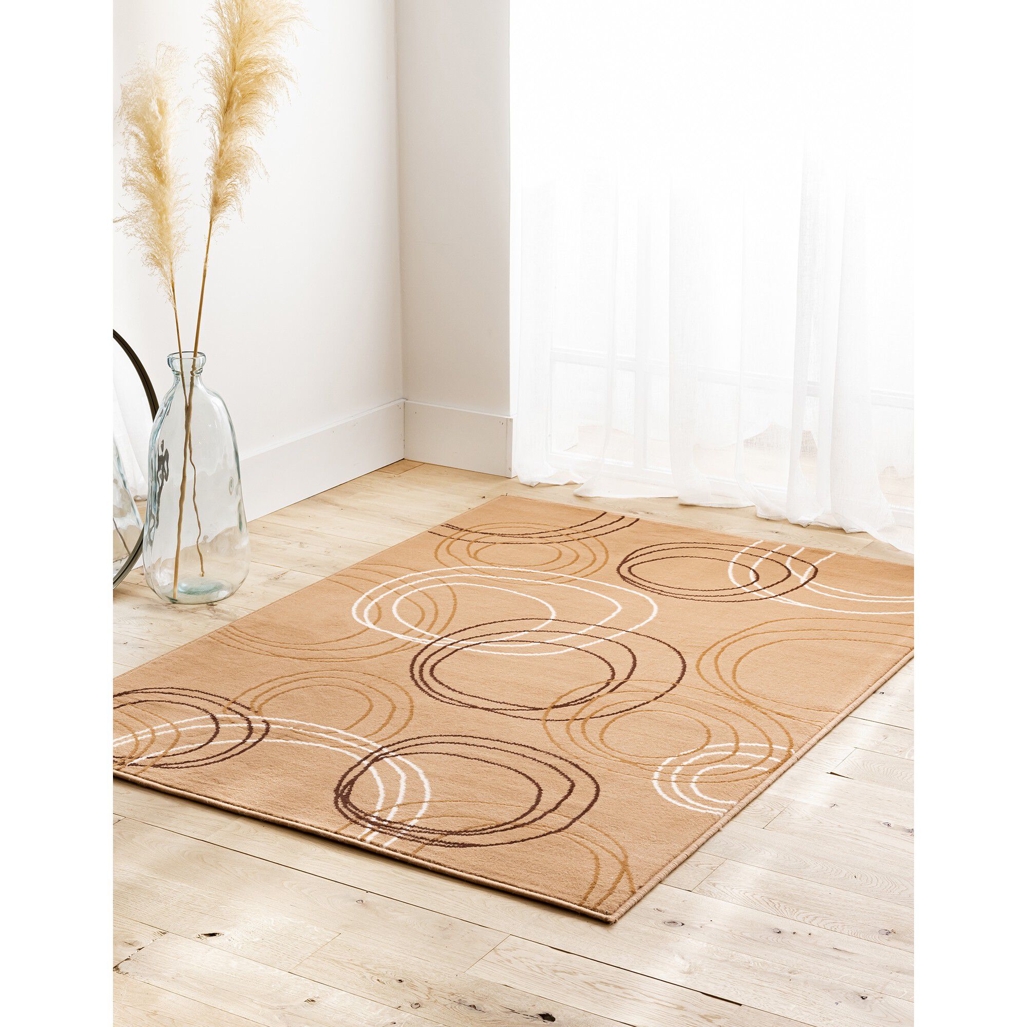 Tapis motifs cercles