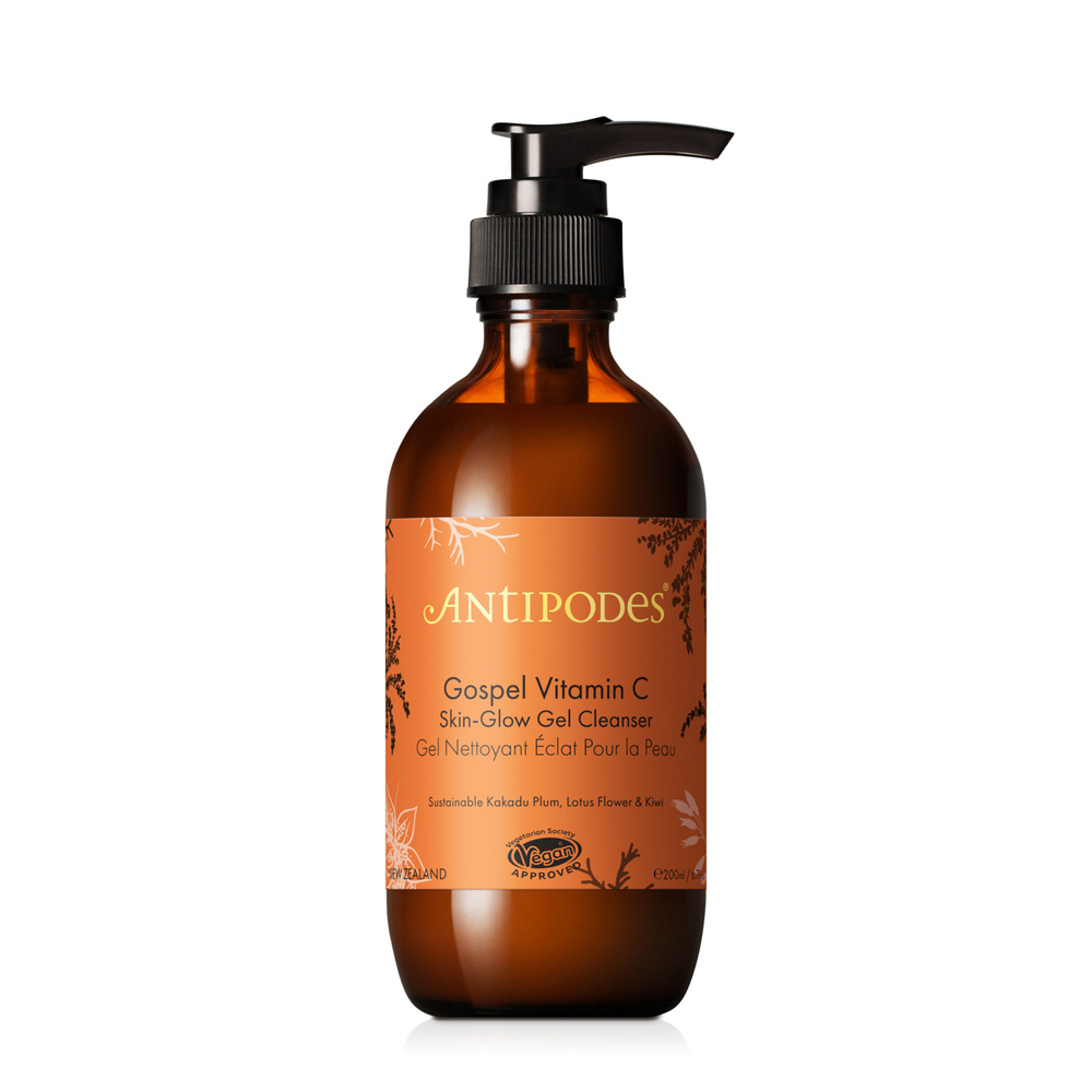 Antipodes GOSPEL Vitamin C Gel nettoyant éclat - 200 ml Nettoyant visage