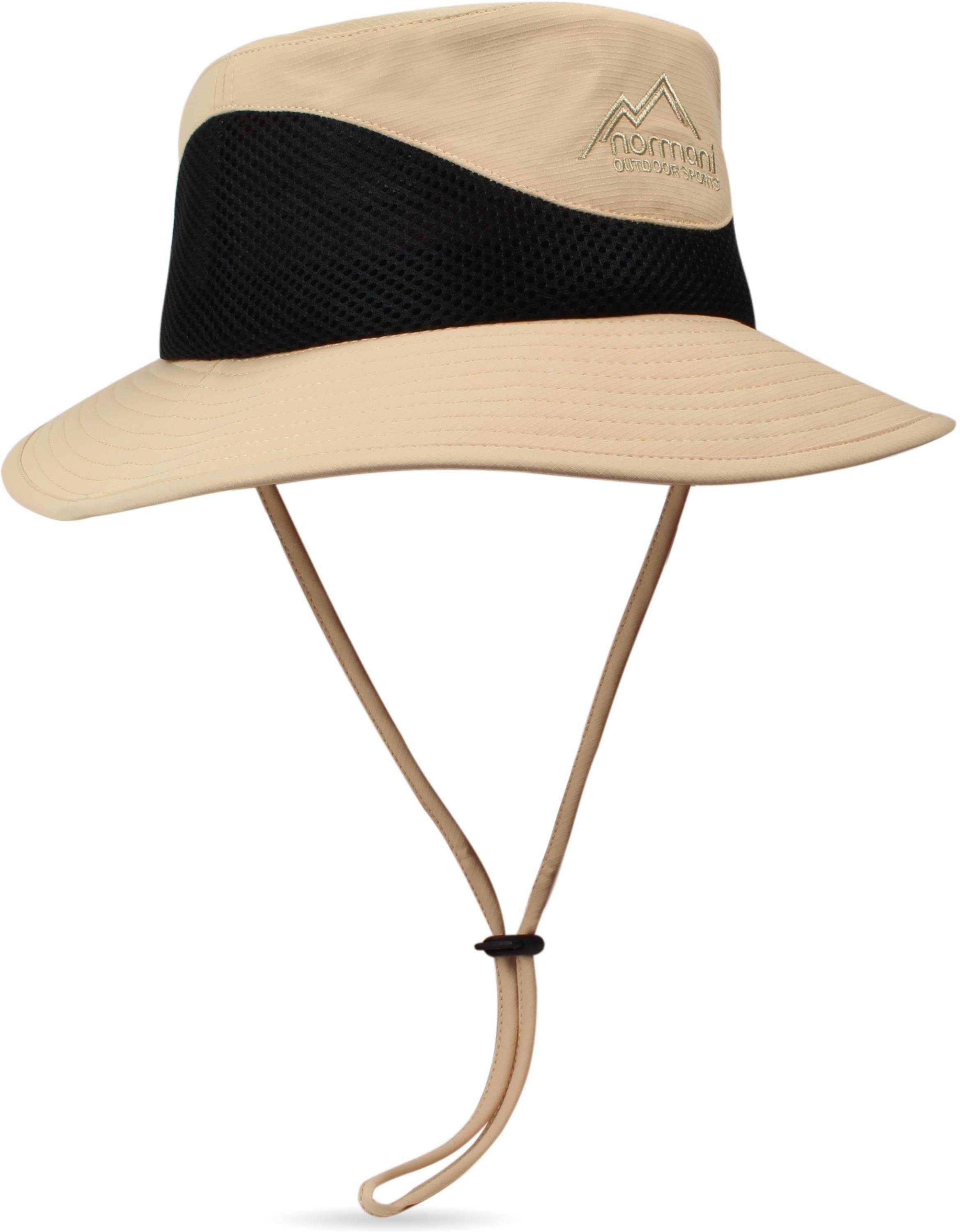 normani Outdoorhut Sommerhut Breeze Safarimütze Outdoor Buschhut mit Sonnenschutz Sommerhut mit Netzfutter