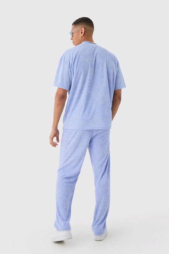 Lockere Frottee-Jogginghose