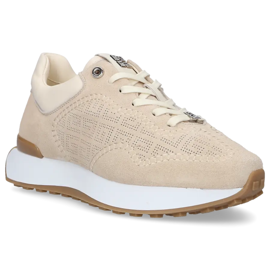 Givenchy - Sneaker low GIV RUNNER Veloursleder - beige
