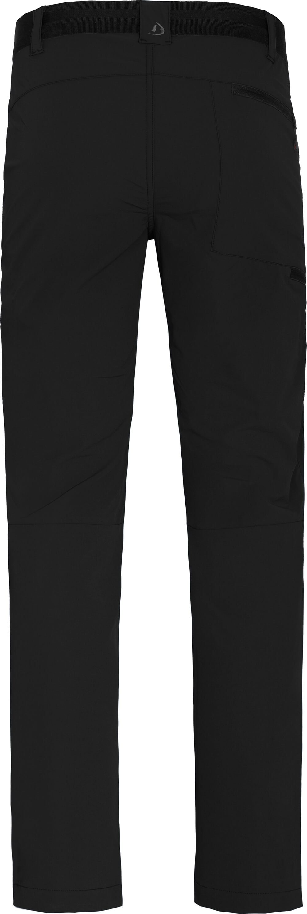 Bergson Outdoorhose ARRESÖ COMFORT (slim) Herren Wanderhose, leicht, strapazierfähig, Kurzgrößen, schwarz