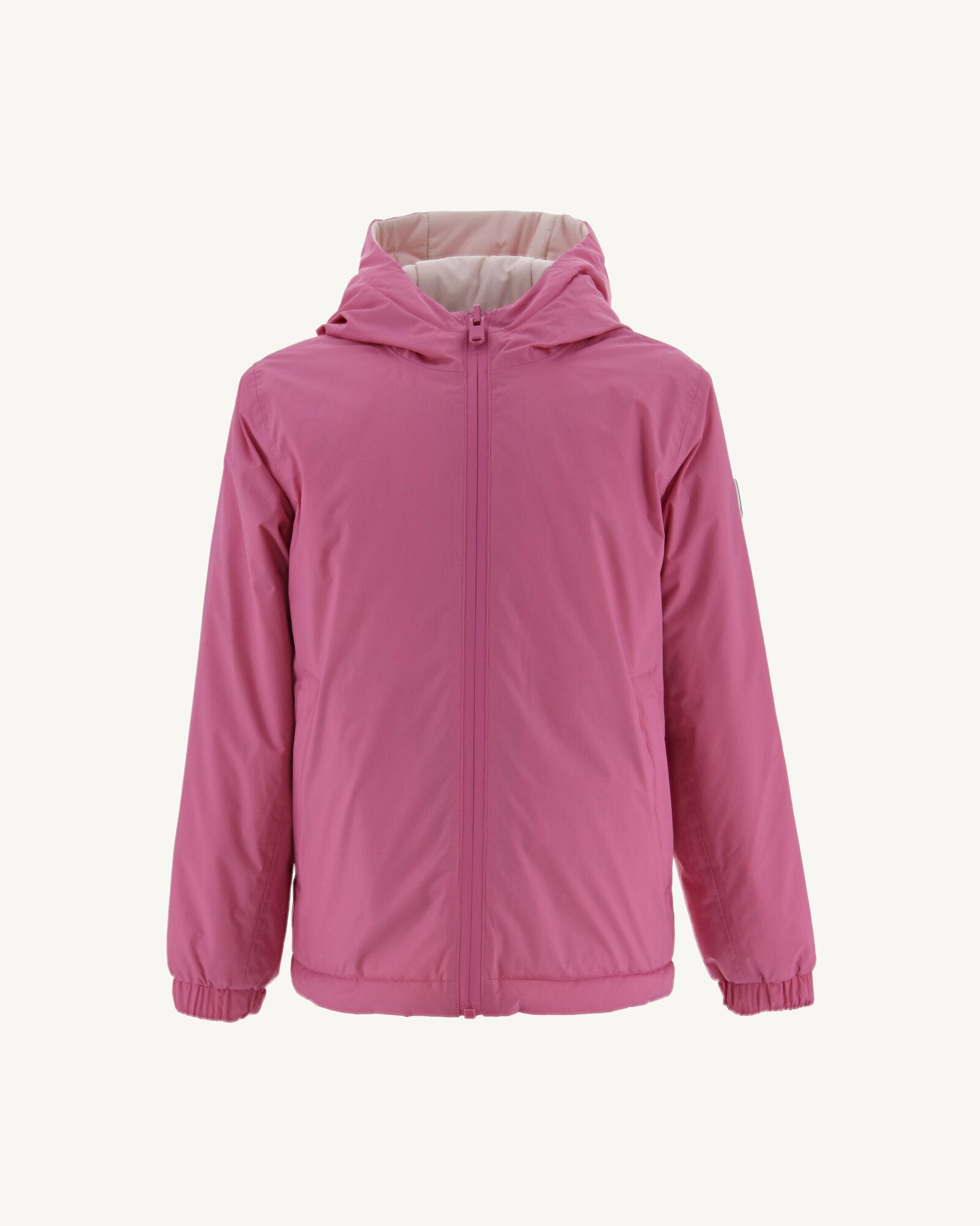 Doudoune Ultralight réversible à capuche Rose intense/Rose clair enfan