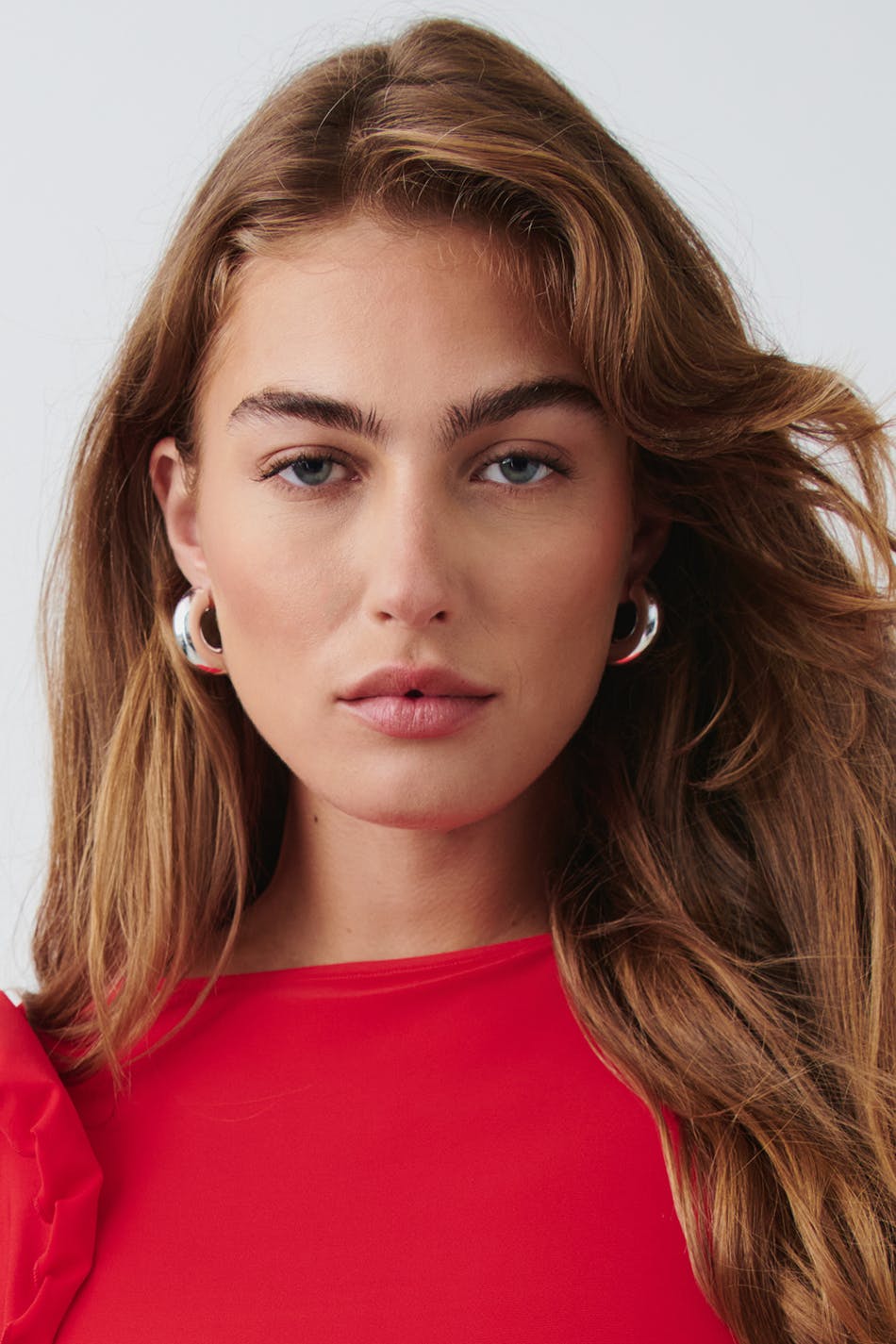 Superchunky hoops earrings