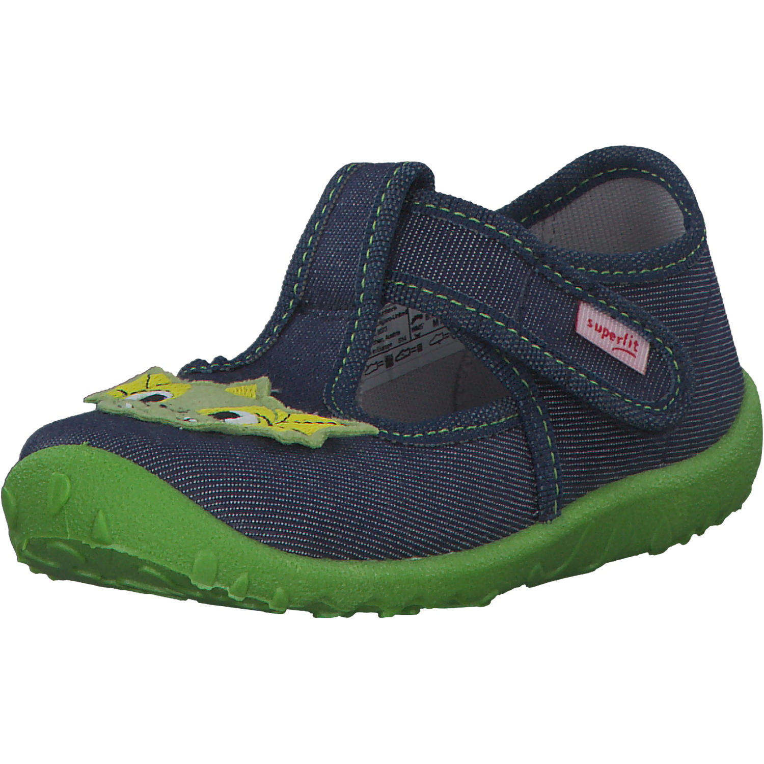 Superfit SPOTTY 09256, Hausschuhe, Kinder, BLAU/GRÜN