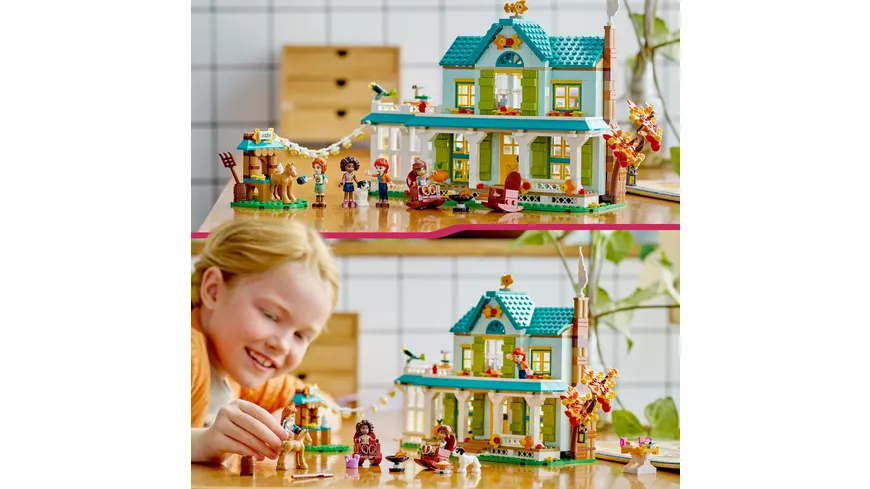 LEGO Friends 41730 Autumns Haus Puppenhaus mit Zubehör und Mini-Puppen