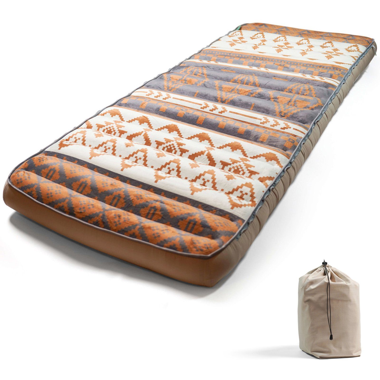 Human Comfort Luftbett Luft Bett Chatou Print Isomatte, Kasten Matratze Gäste Baumwolle
