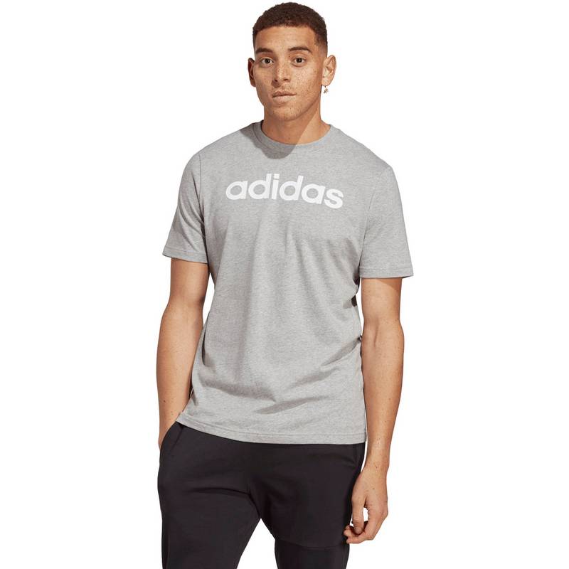 adidas ESSENTIALS LINEAR EMBROIDERED LOGO T-Shirt Herren