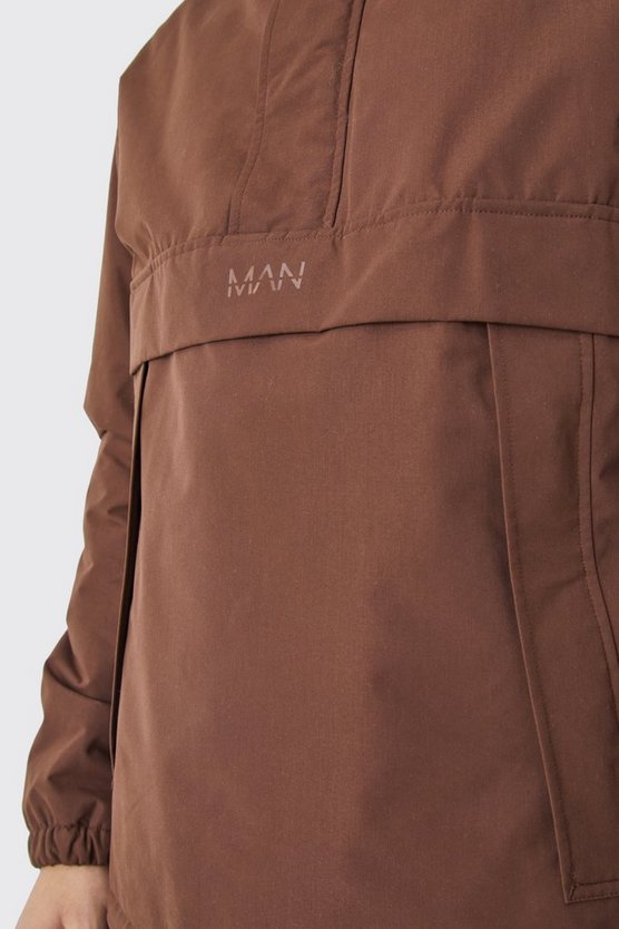 Man Parka mit Kapuze