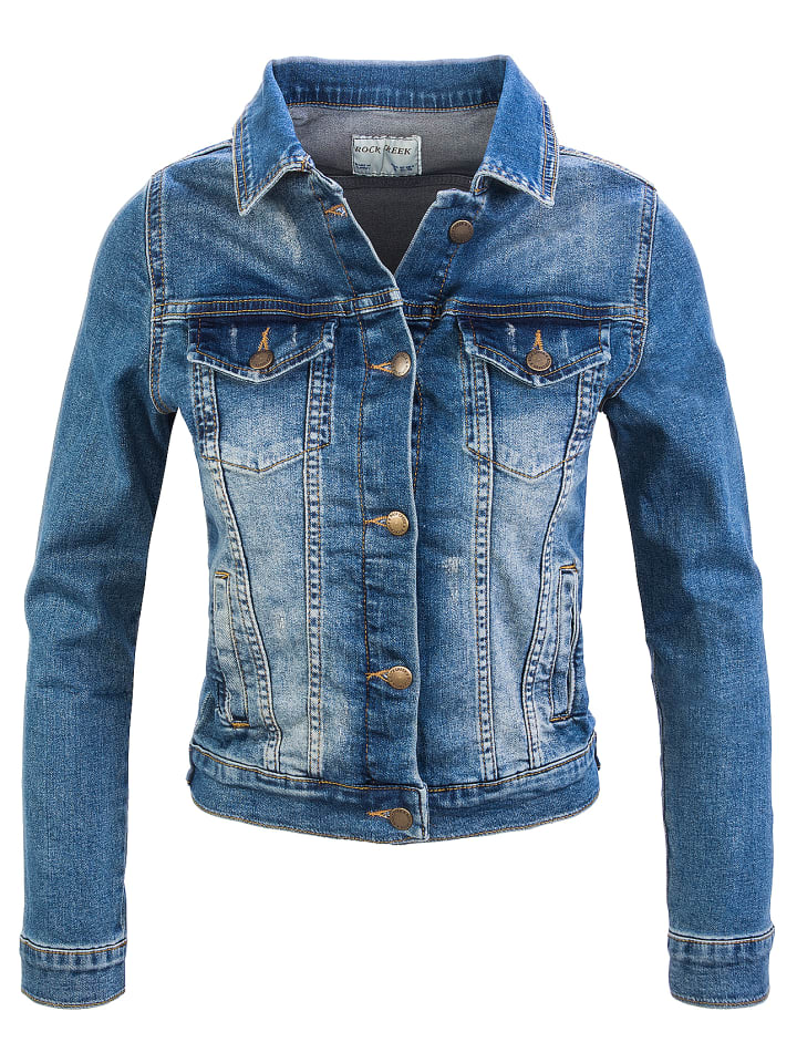 Rock Creek Jacke in Blau günstig kaufen