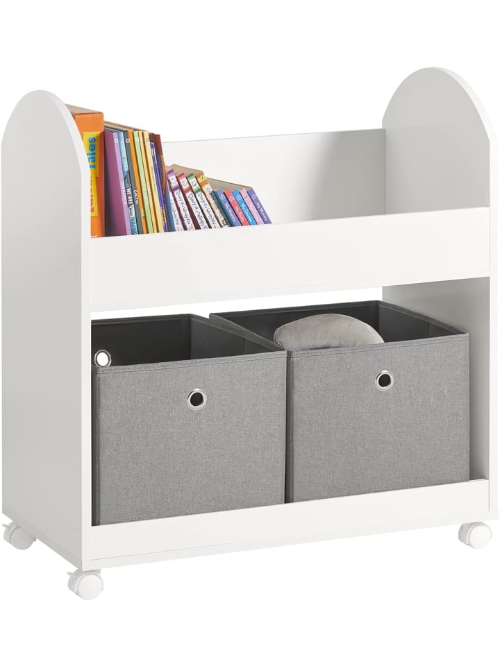 SoBuy Kinderregal in Weiß - (B)70 x (H)78 x (T)40cm günstig kaufen onesize