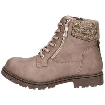 Puccetti Schnür Boots in beige