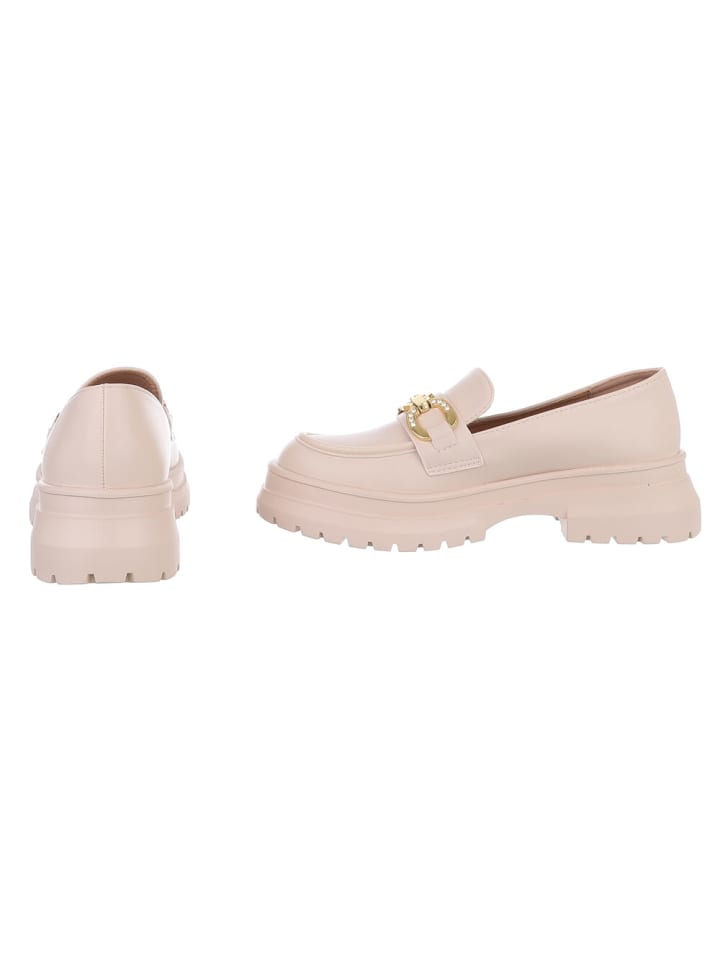 Ital-Design Halbschuh in Beige günstig kaufen