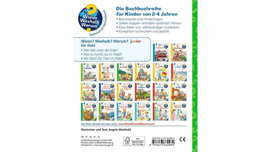 Ravensburger - Wieso? Weshalb? Warum? junior: Der Wald, Band 6