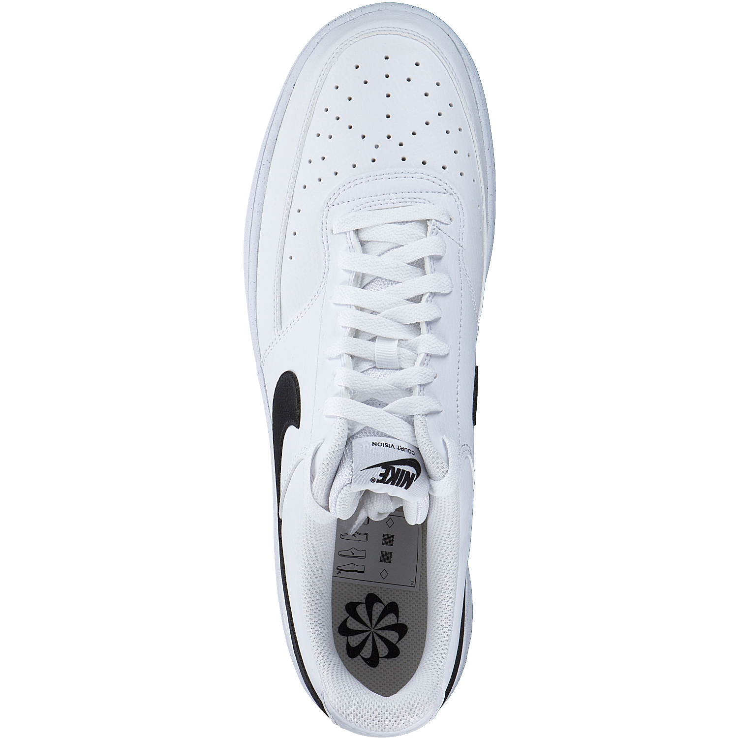 Nike Court Vision Low DH2987, Klassische- & Business Schuhe, Herren, Weiß