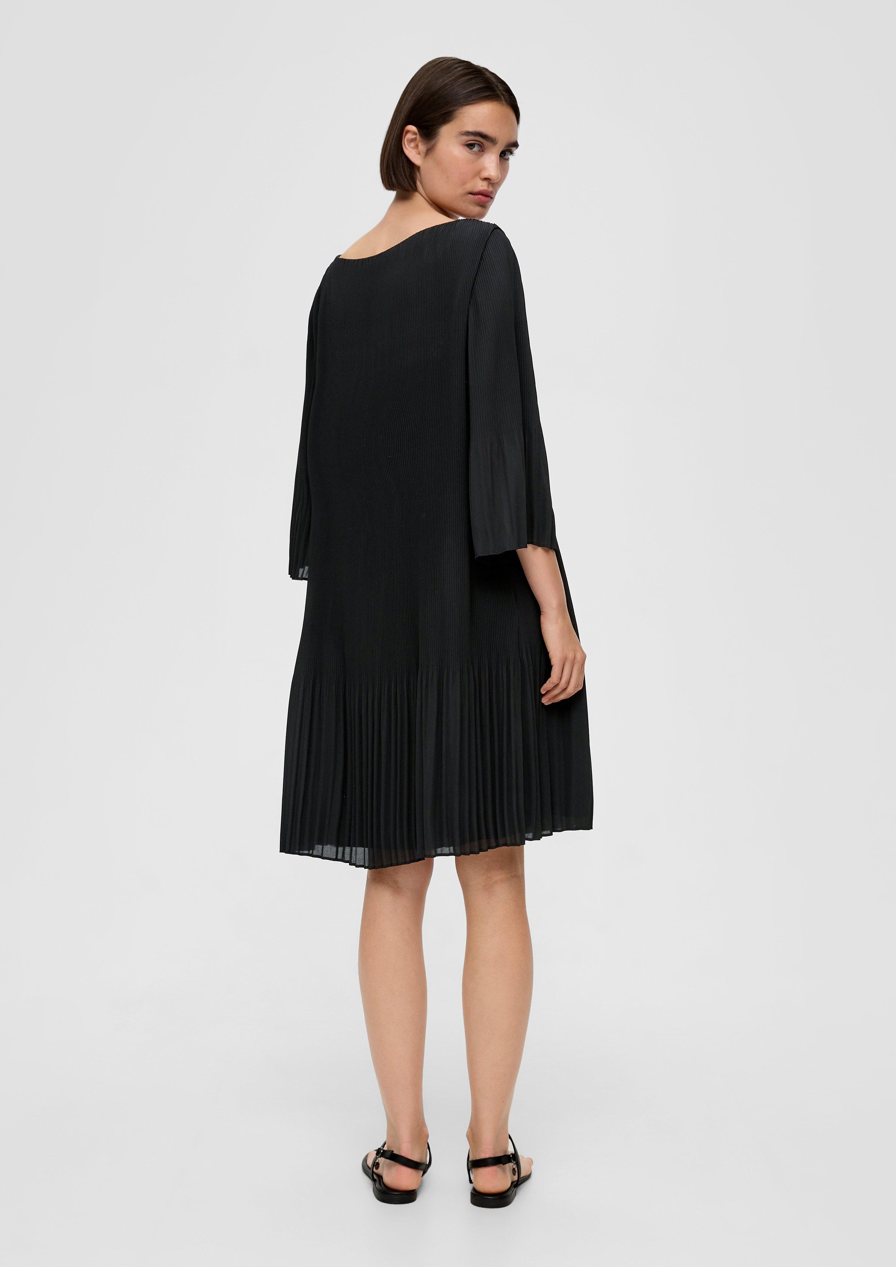 Minikleid mit Plisseefalten  2138011-9999