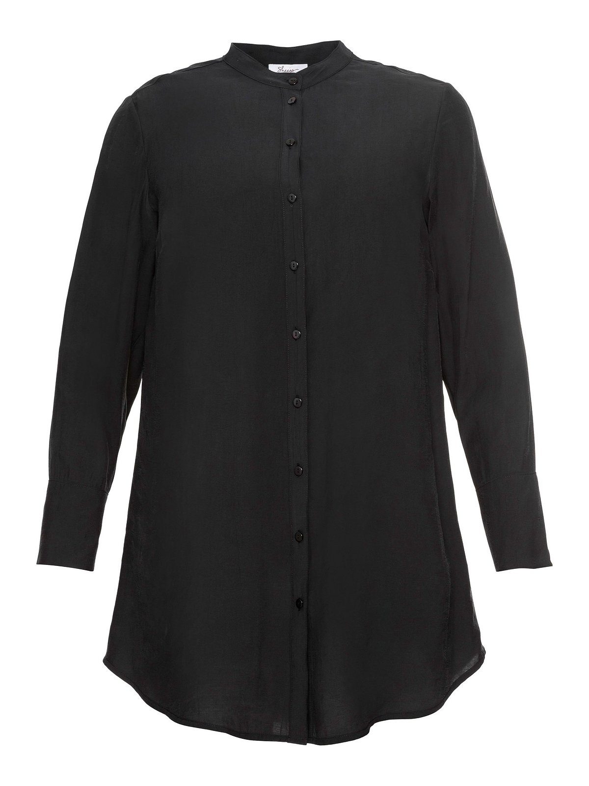 Sheego Longbluse Große Größen mit Raffung am Rückenteil