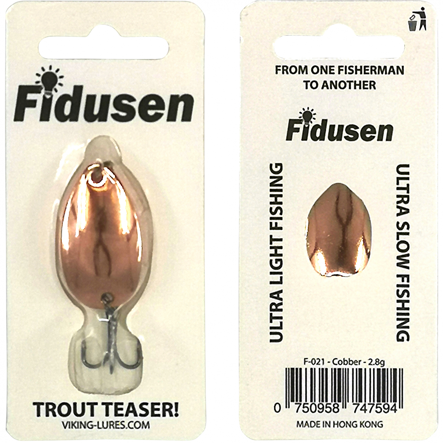 OGP Kunstköder Fidusen (Copper, 2,8 g)