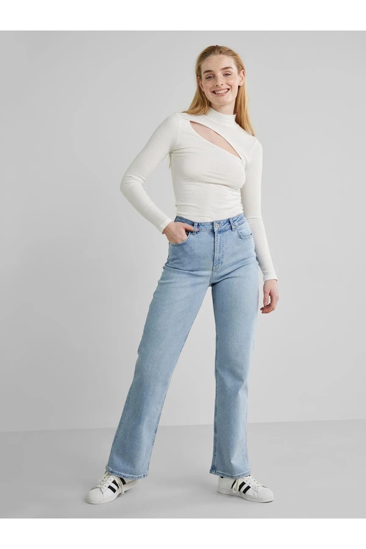 PIECES  Jeans - Dunkelblau - Straight