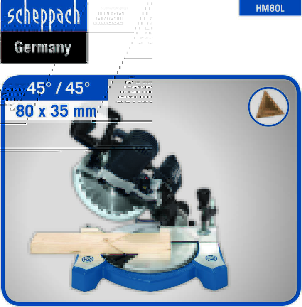 Scheppach Kapp- und Gehrungssäge HM210L