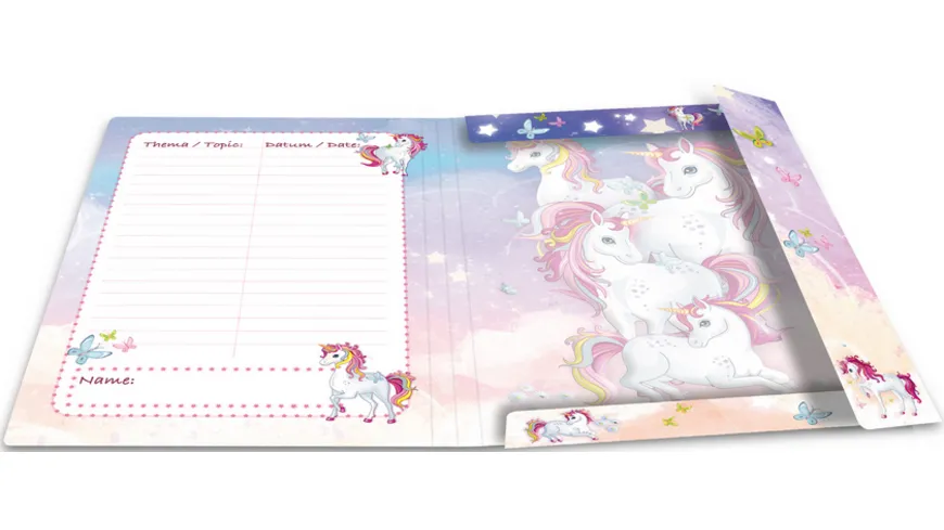 HERMA Sammelmappe A3 Karton Einhorn