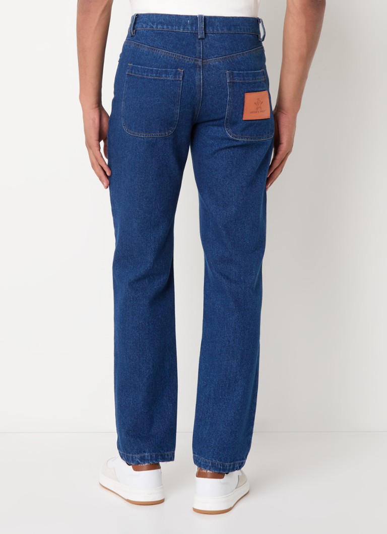 Jeans Jean Bram's Fruit a taglio dritto, lavaggio scuro e tasche laterali