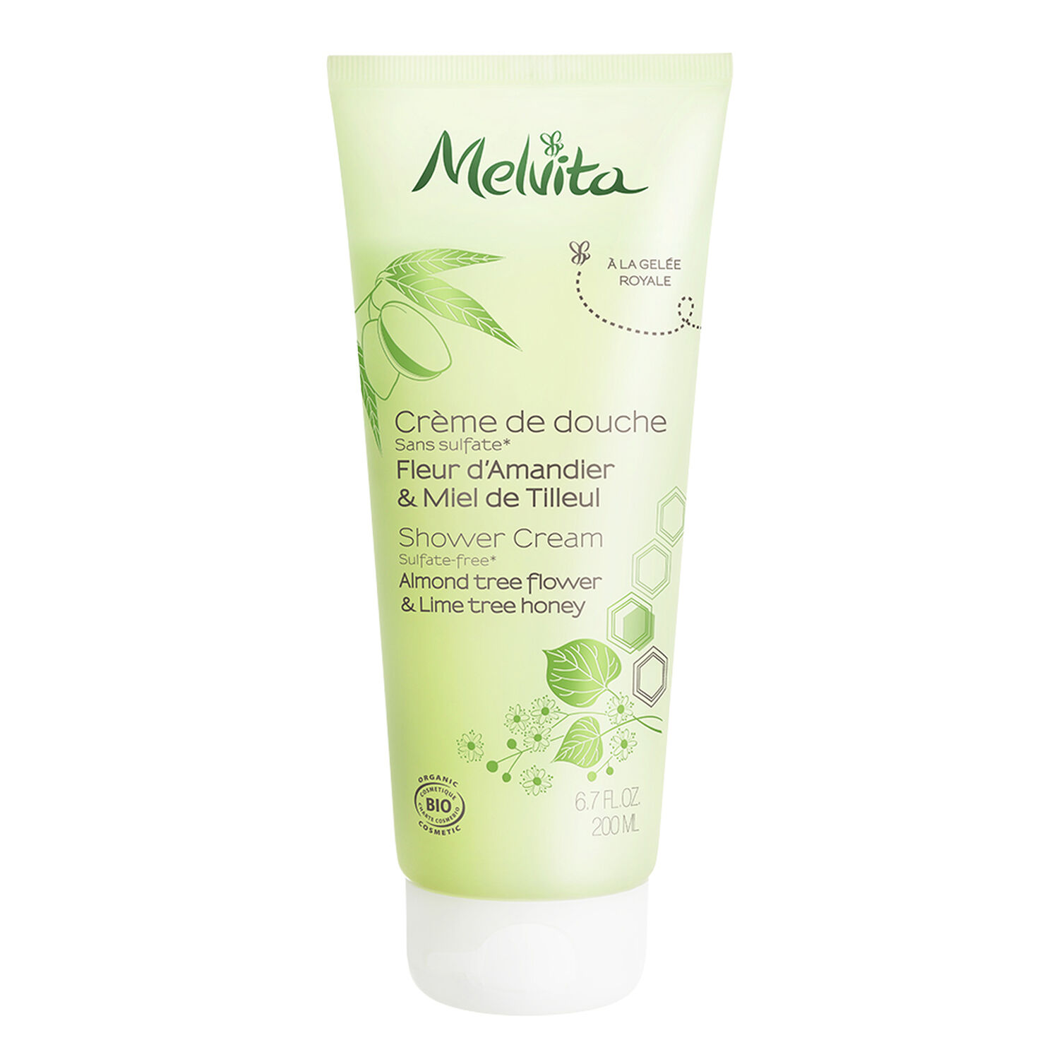 Melvita Crème de Douche Amande & Fleur de Tilleul 200 ml