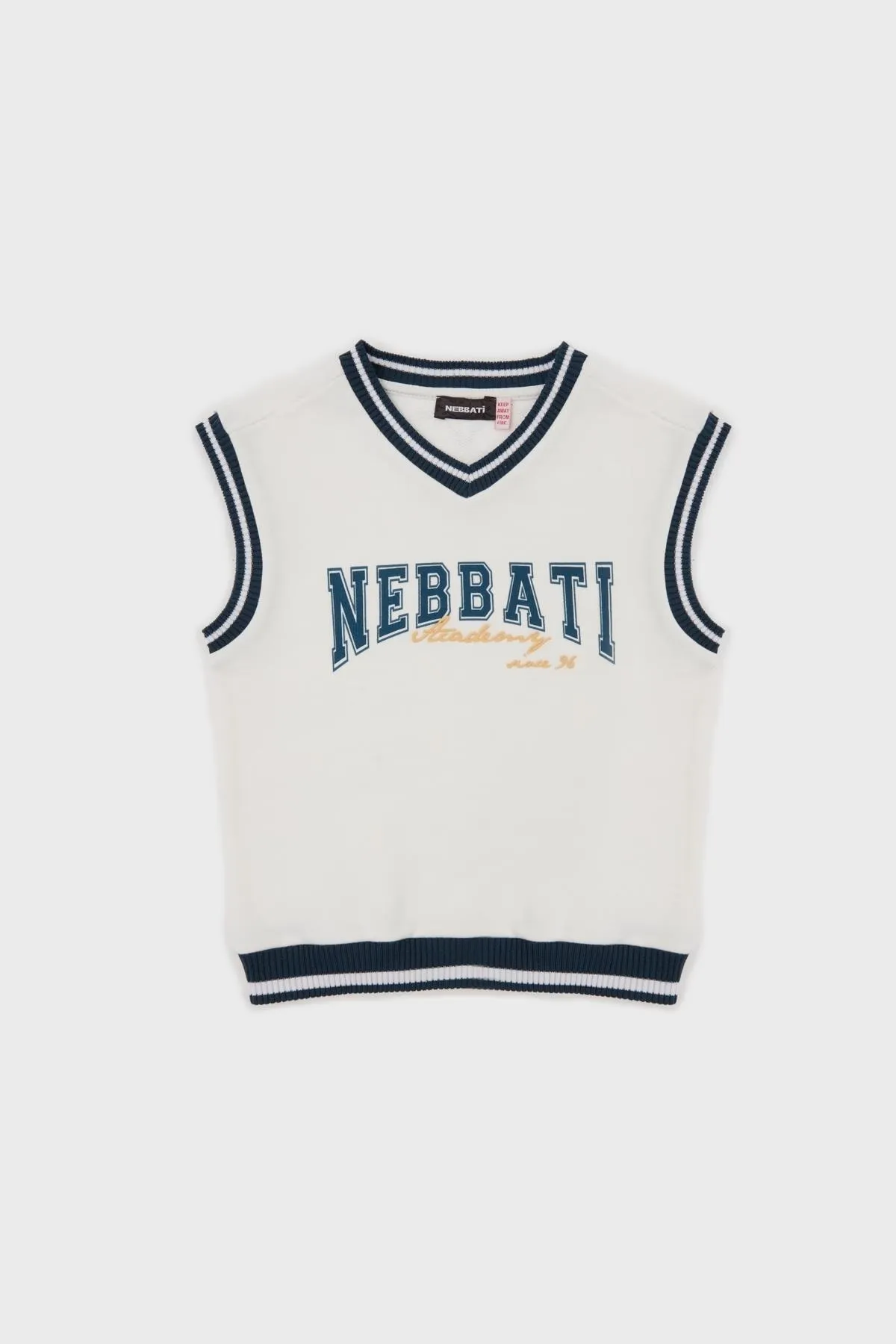 Nebbati  Weißer Jungenpullover 22pfwnb3416
