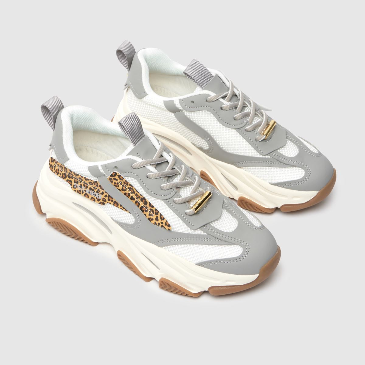 Tenisky Steve Madden Possession e v šedé multifunkční barvě