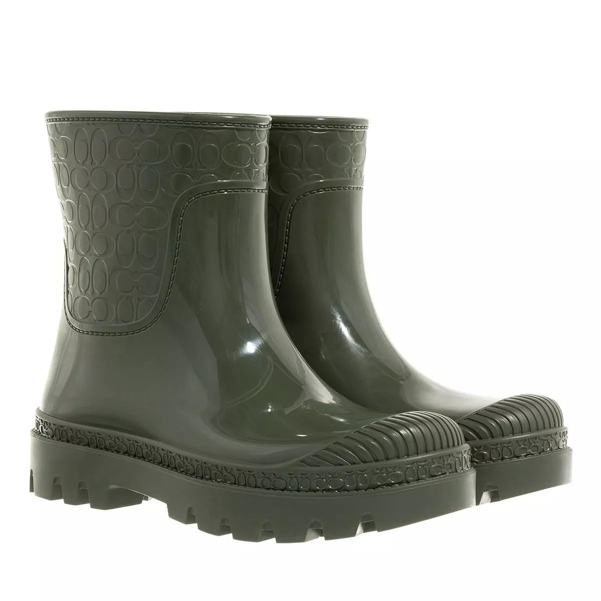 COACH Stiefeletten grün Regenstiefel