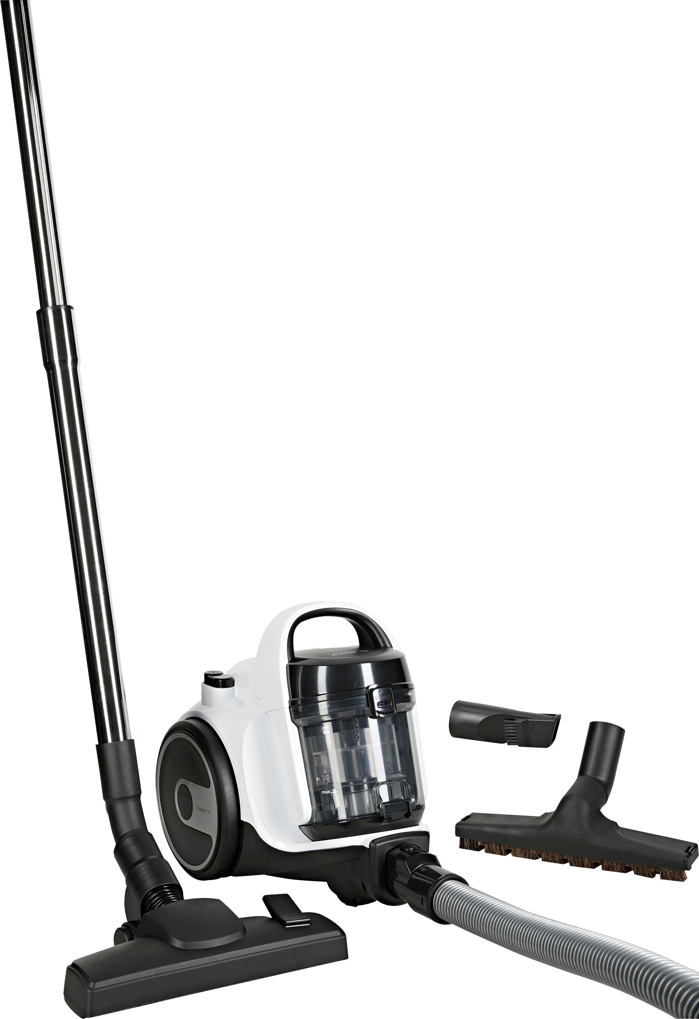 BOSCH Bodenstaubsauger BGS05AAA1 Cleann'n, 700 W, beutellos, Kompakt mit überzeugender Reinigungsleistung, Polster- und Fugendüse