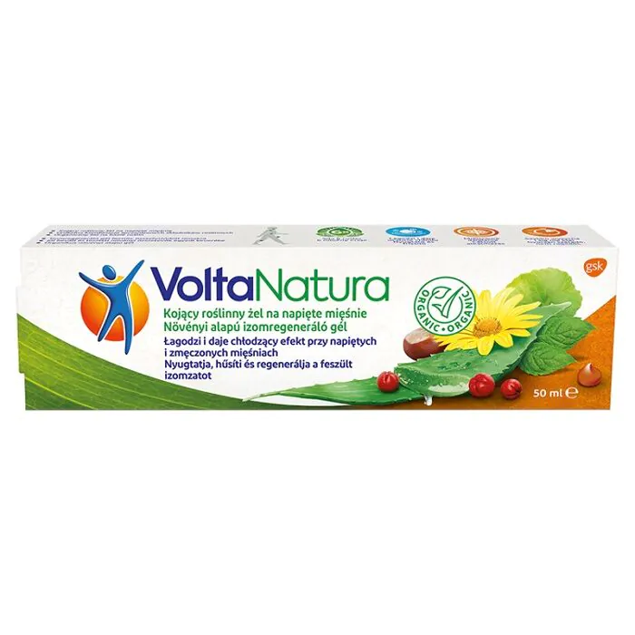 Voltanatura verzachtende kruidengel voor gespannen spieren