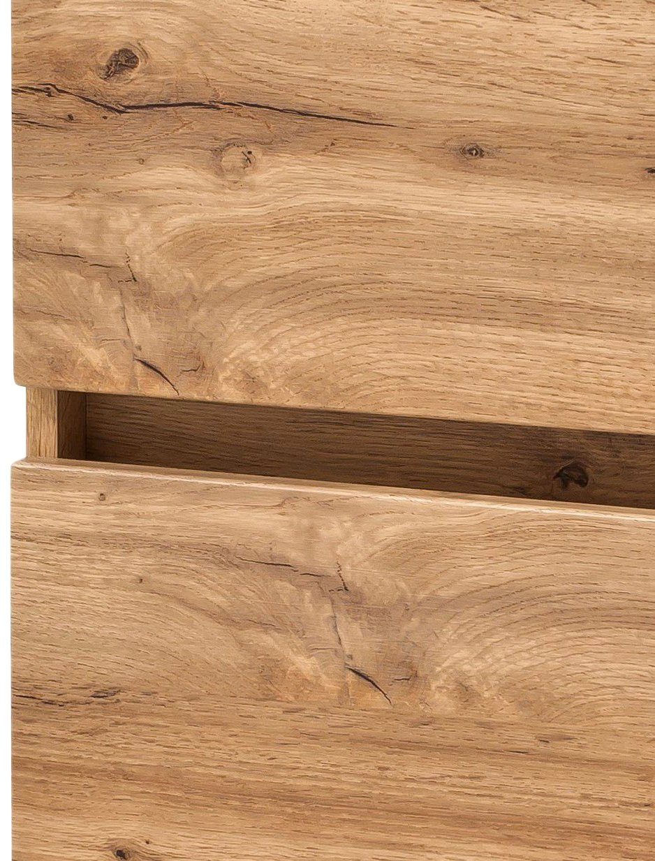 HELD MÖBEL Badezimmer-Set Kaunas, (Set, 3-St), bestehend aus Waschtisch-Set mit Midischrank, Breite 120 cm
