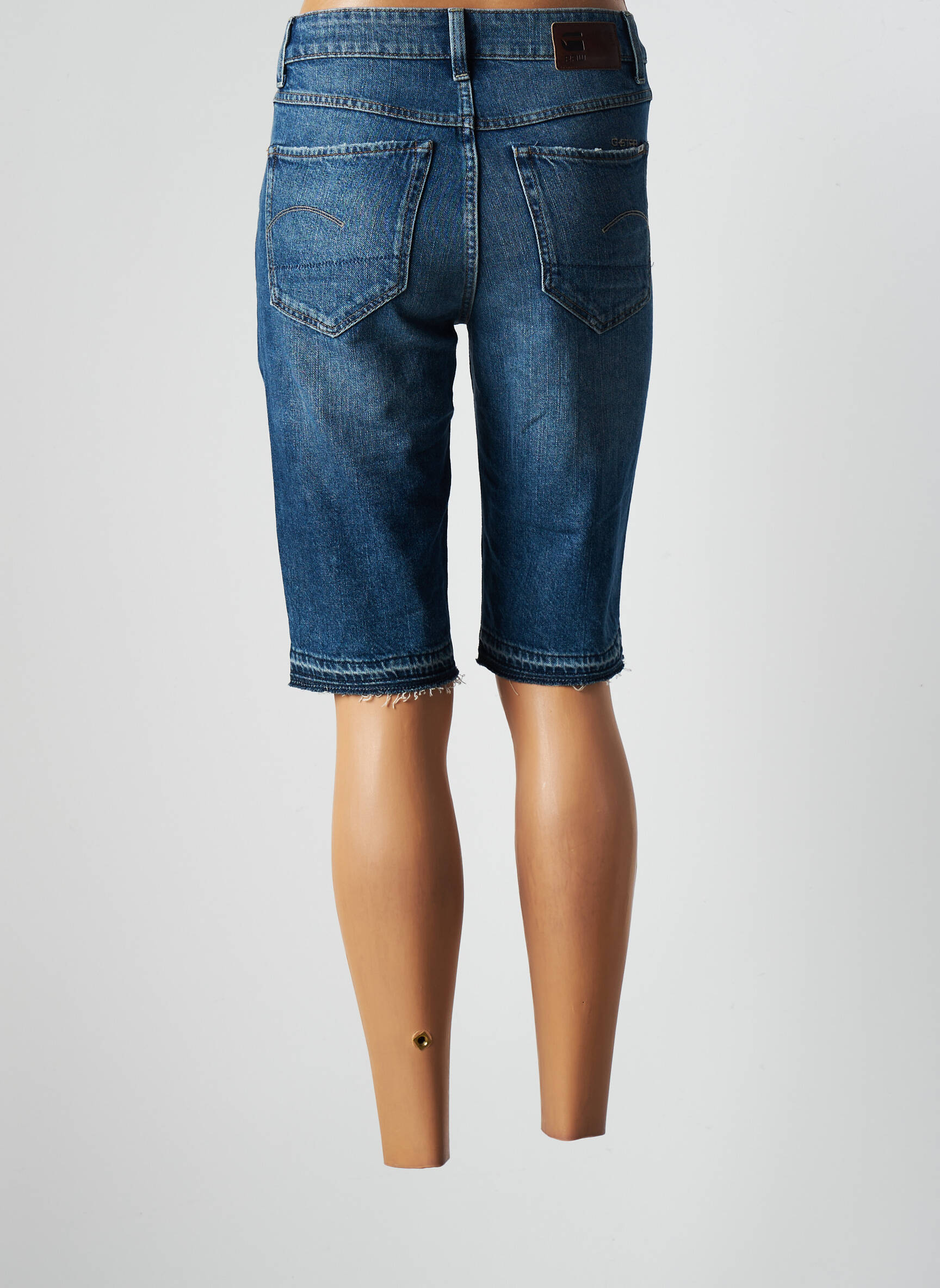 G Star Bermudas Femme couleur bleu