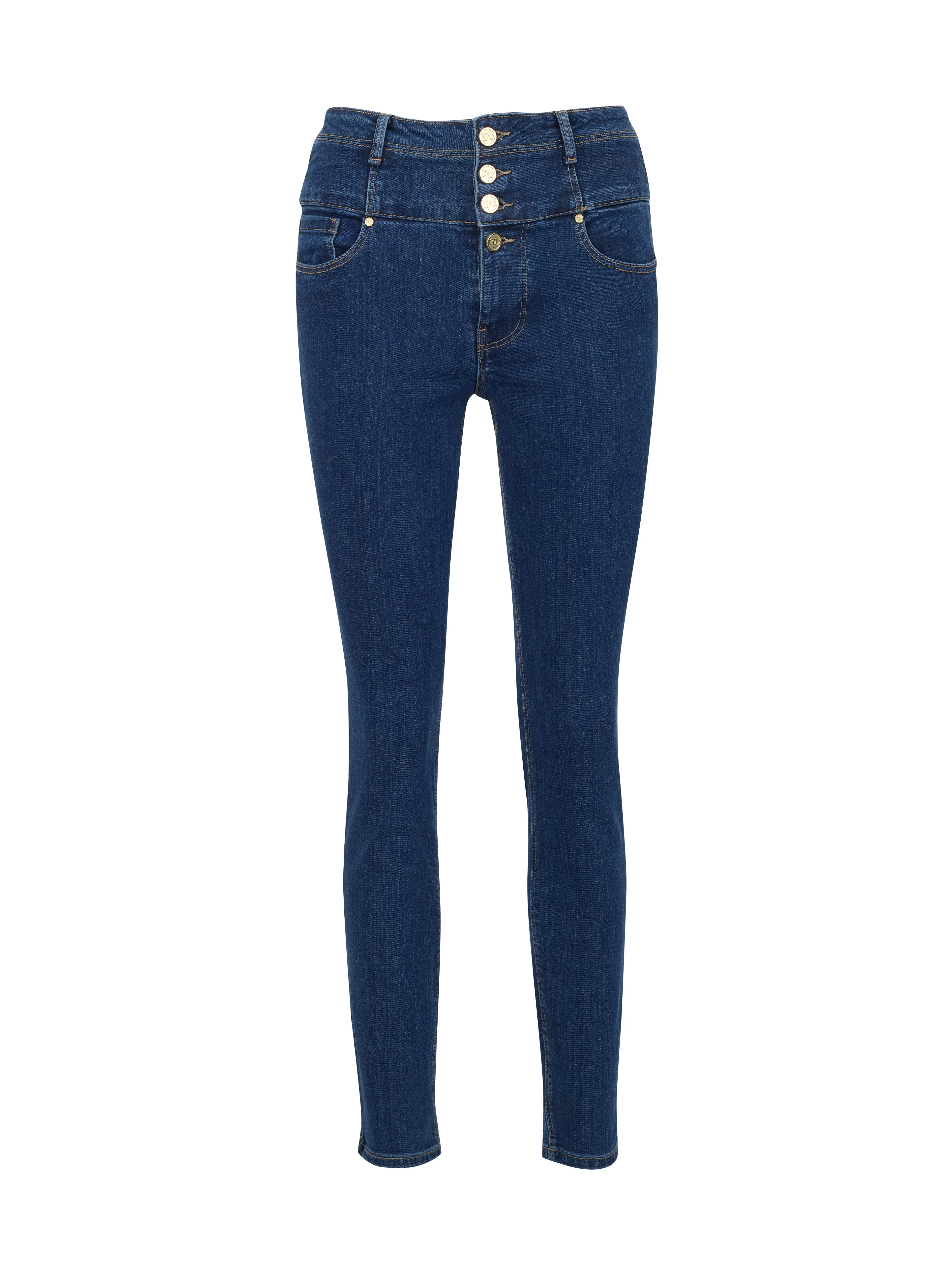 Dunkelblaue Skinny Fit Jeans Damen ORSAY