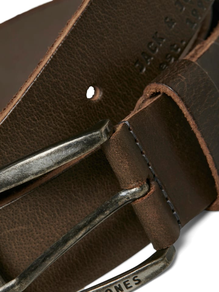Jack & Jones Ledergürtel 'JACPAUL' Braun günstig kaufen