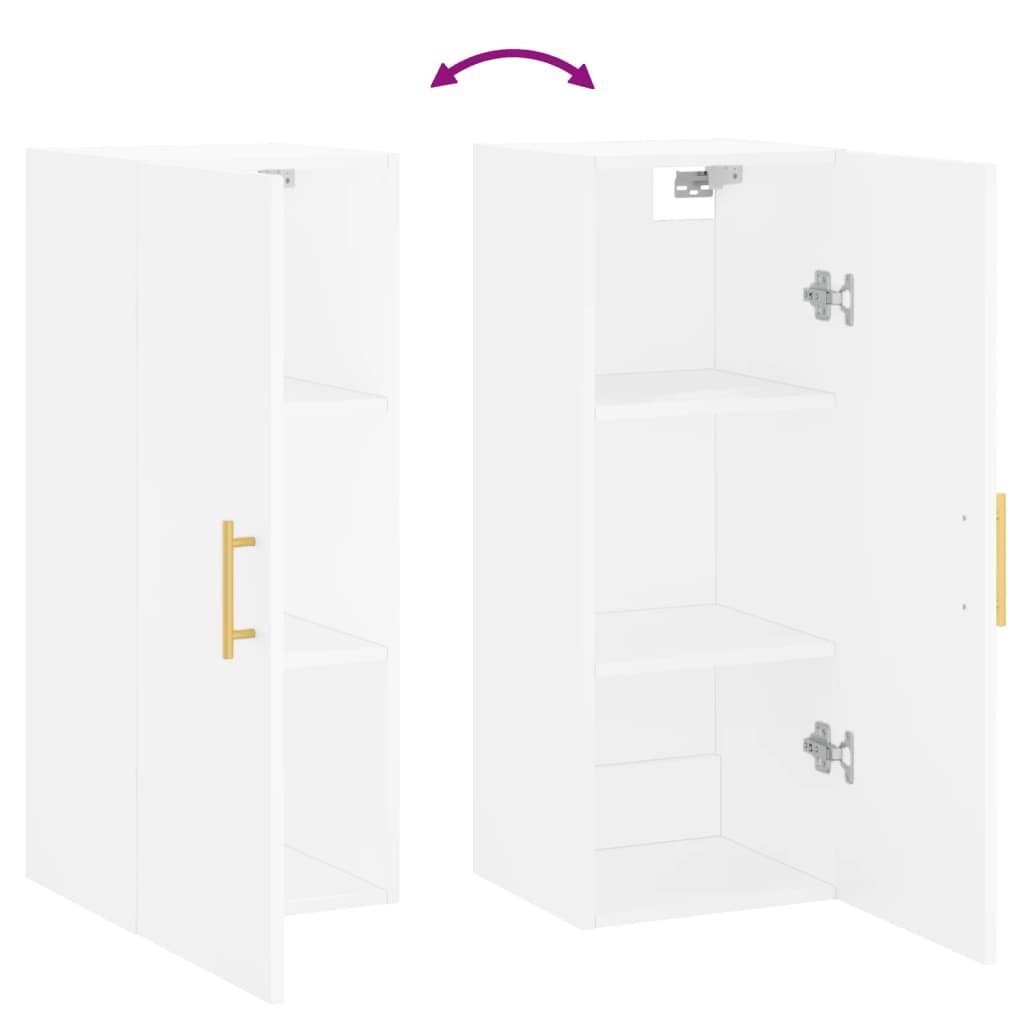 vidaXL Sideboard Wandschrank Weiß 34,5x34x90 cm (1 St)