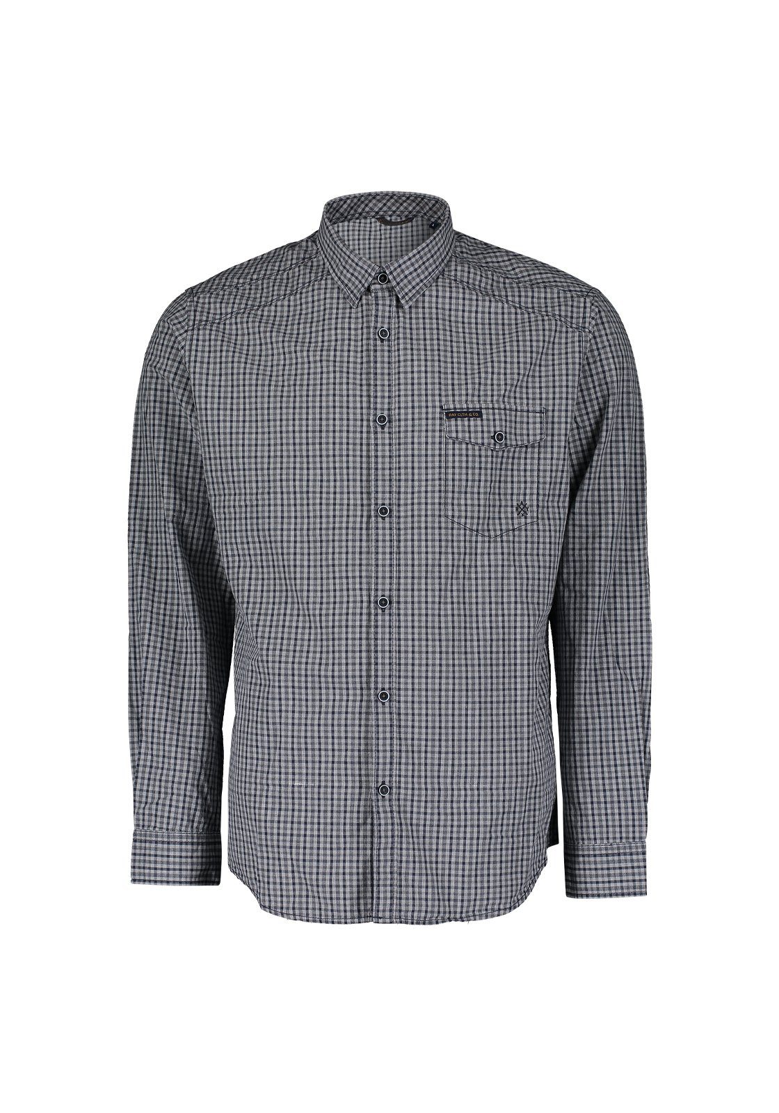 RAY Karohemd SM-21 208 0742 bone brown