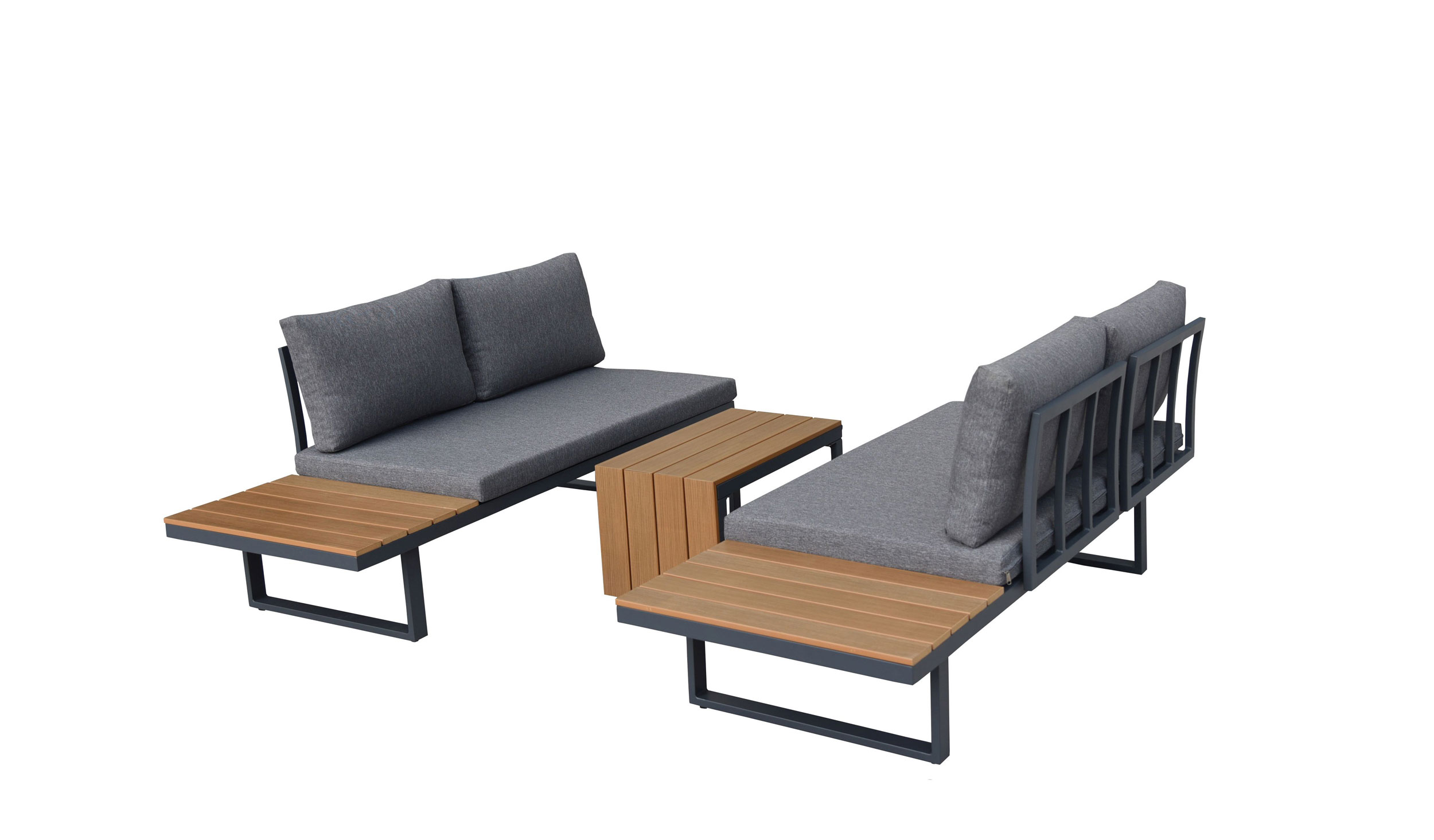 OUTDOORGartenlounge Alu/Polywood